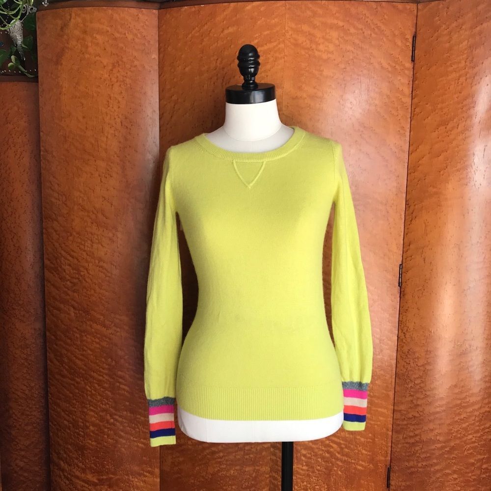 TRINA TURK CASHMERE & SILK Pullover Sweater Top S